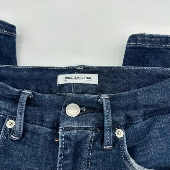 Good American Good Legs Crop Jeans Size 25 - Picture 7 of 7